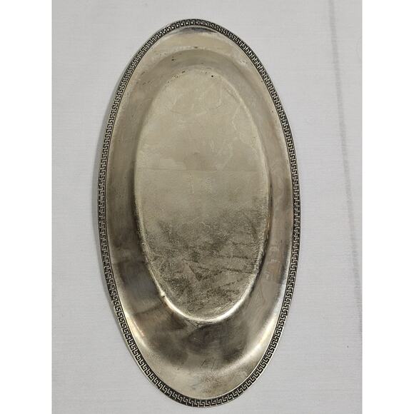 BRS Sheffield Apollo Nickel Silver Tray #3198 - Vintage Made In USA - Picture 14 of 14